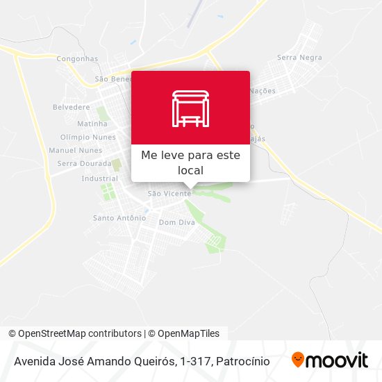 Avenida José Amando Queirós, 1-317 mapa