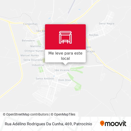 Rua Adélino Rodrigues Da Cunha, 469 mapa