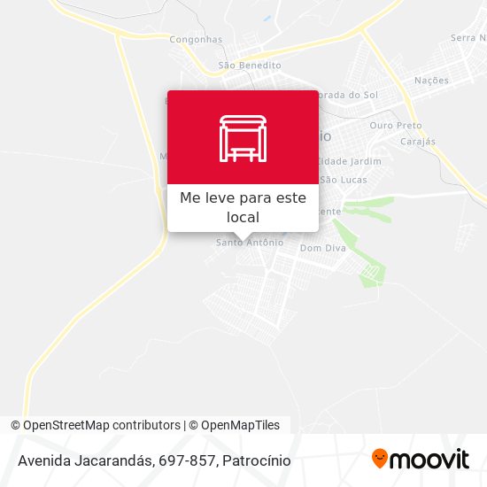 Avenida Jacarandás, 697-857 mapa