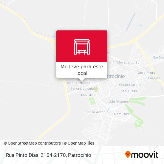 Rua Pinto Dias, 2104-2170 mapa