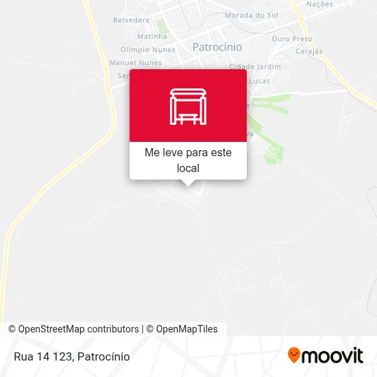 Rua 14 123 mapa