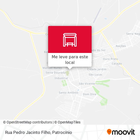 Rua Pedro Jacinto Filho mapa