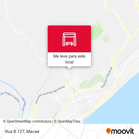 Rua B 127 mapa