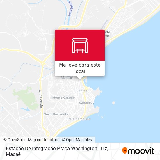 Estação De Integração Praça Washington Luiz mapa