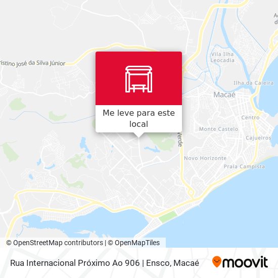 Rua Internacional Próximo Ao 906 | Ensco mapa
