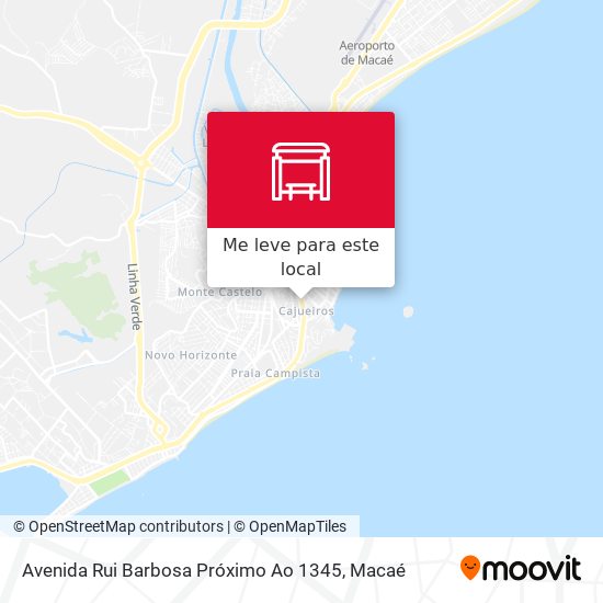 Avenida Rui Barbosa Próximo Ao 1345 mapa