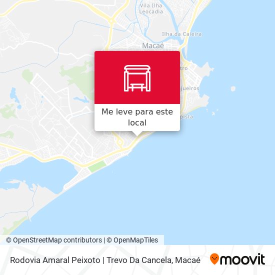 Rodovia Amaral Peixoto | Trevo Da Cancela mapa