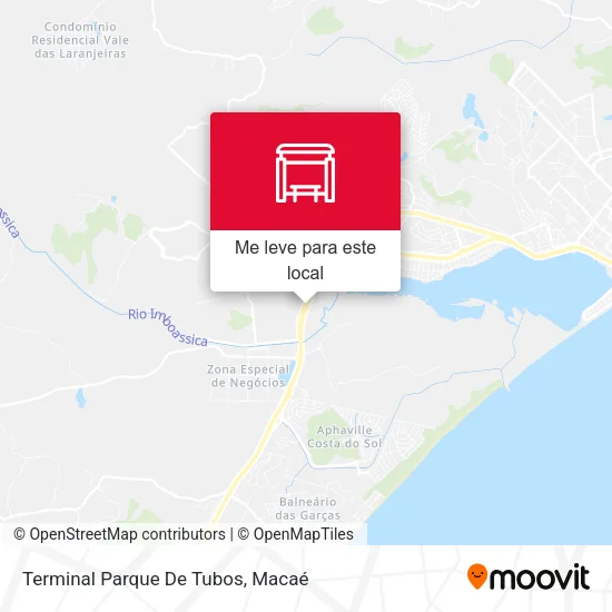 Terminal Parque De Tubos mapa