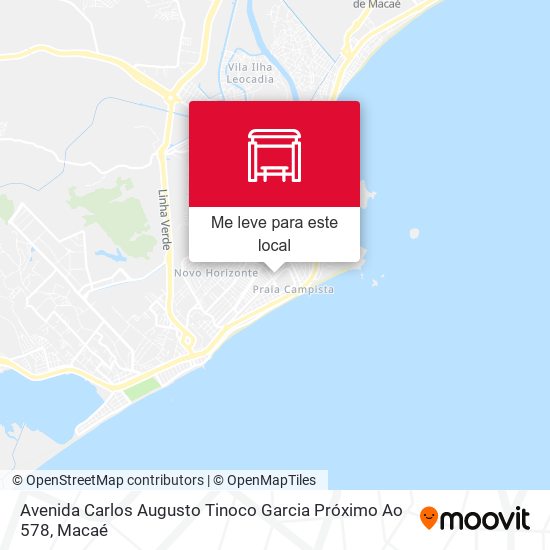 Avenida Carlos Augusto Tinoco Garcia Próximo Ao 578 mapa