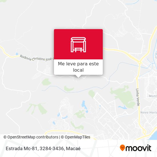 Estrada Mc-81, 3284-3436 mapa