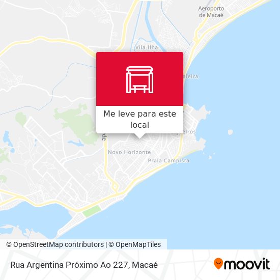 Rua Argentina Próximo Ao 227 mapa