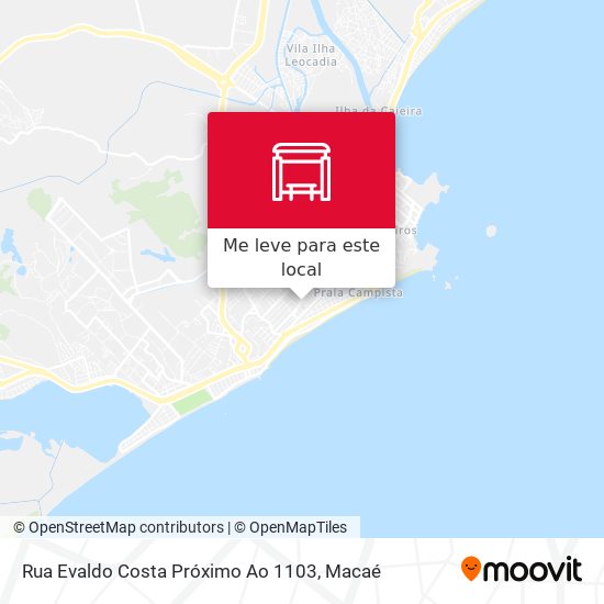 Rua Evaldo Costa Próximo Ao 1103 mapa