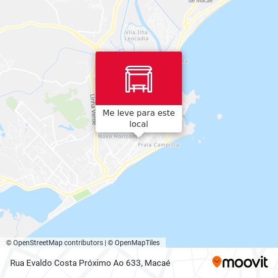 Rua Evaldo Costa Próximo Ao 633 mapa