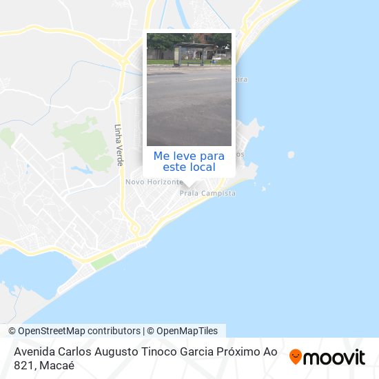 Avenida Carlos Augusto Tinoco Garcia Próximo Ao 821 mapa