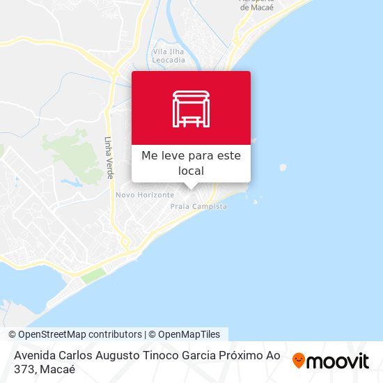 Avenida Carlos Augusto Tinoco Garcia Próximo Ao 373 mapa