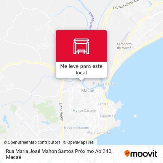 Rua Maria José Mahon Santos Próximo Ao 240 mapa