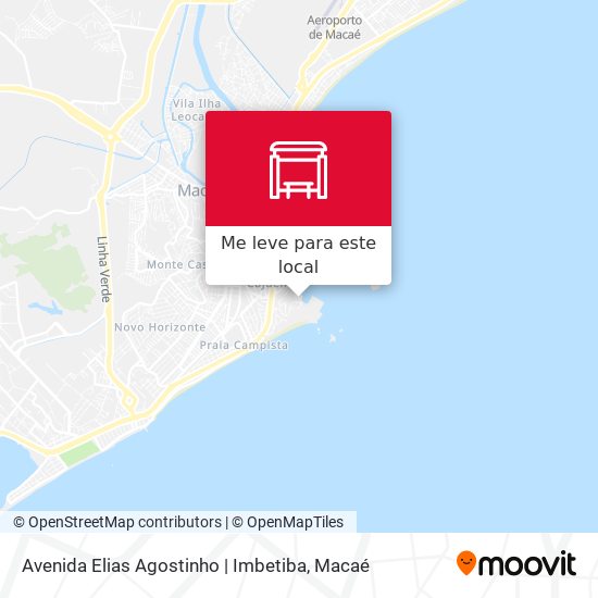 Avenida Elias Agostinho | Imbetiba mapa