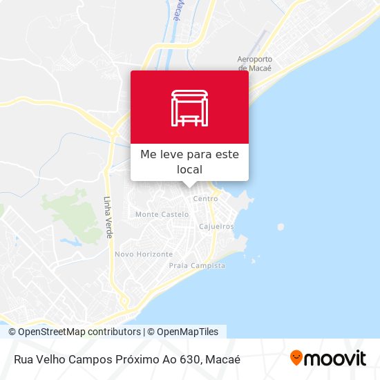 Rua Velho Campos Próximo Ao 630 mapa