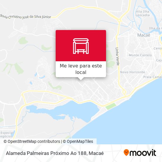 Alameda Palmeiras Próximo Ao 188 mapa