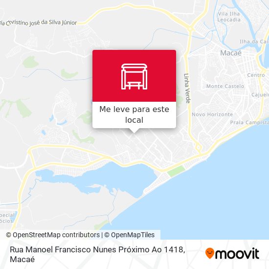 Rua Manoel Francisco Nunes Próximo Ao 1418 mapa