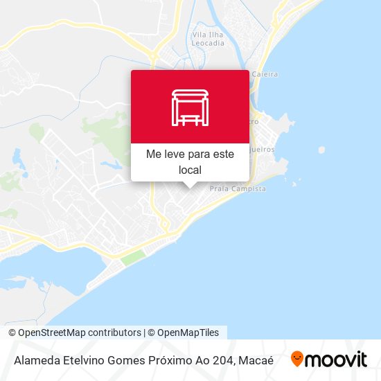 Alameda Etelvino Gomes Próximo Ao 204 mapa