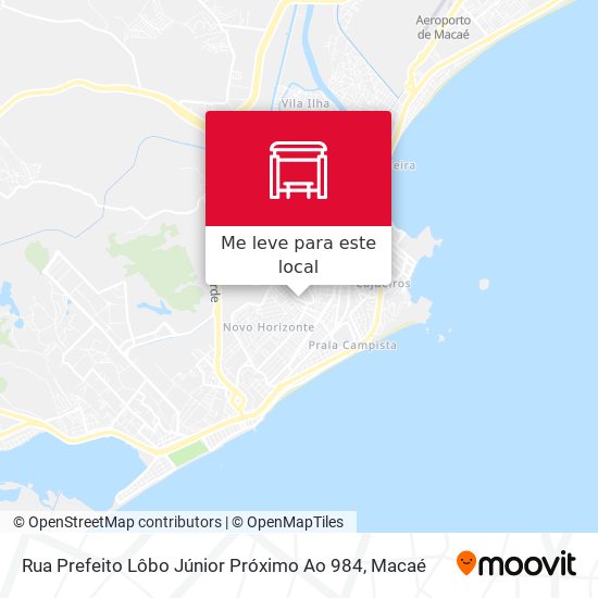 Rua Prefeito Lôbo Júnior Próximo Ao 984 mapa
