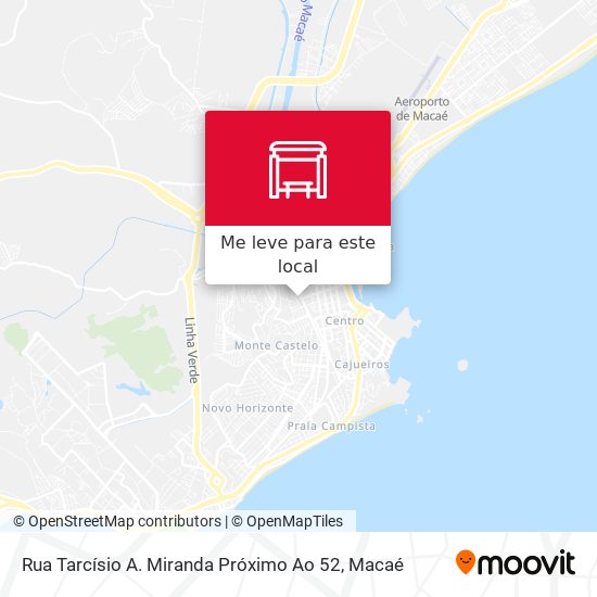 Rua Tarcísio A. Miranda Próximo Ao 52 mapa