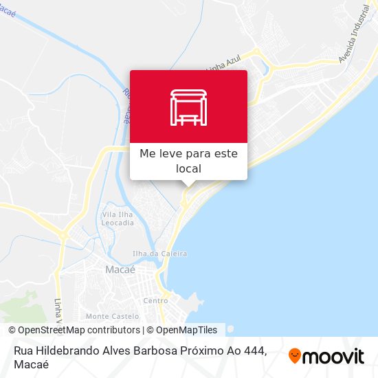 Rua Hildebrando Alves Barbosa Próximo Ao 444 mapa