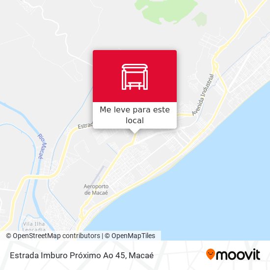 Estrada Imburo Próximo Ao 45 mapa