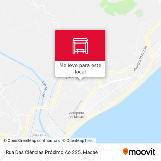Rua Das Ciências Próximo Ao 225 mapa