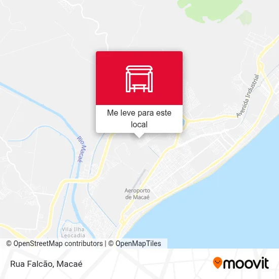 Rua Falcão mapa