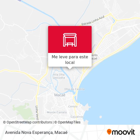 Avenida Nova Esperança mapa
