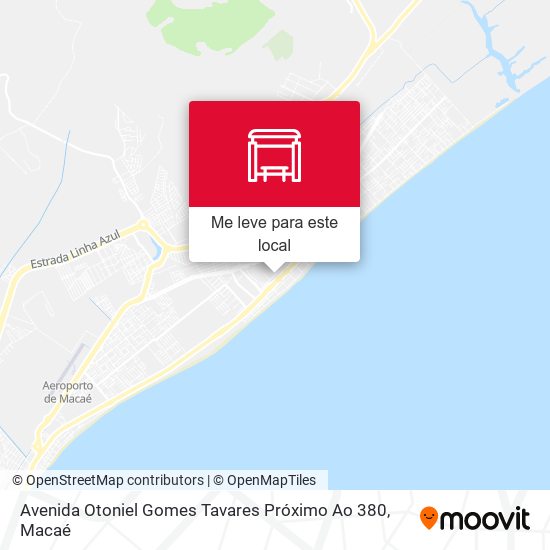 Avenida Otoniel Gomes Tavares Próximo Ao 380 mapa