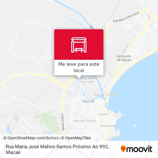 Rua Maria José Mahon Santos Próximo Ao 992 mapa