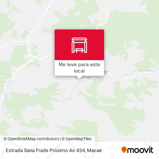 Estrada Sana Frade Próximo Ao 434 mapa