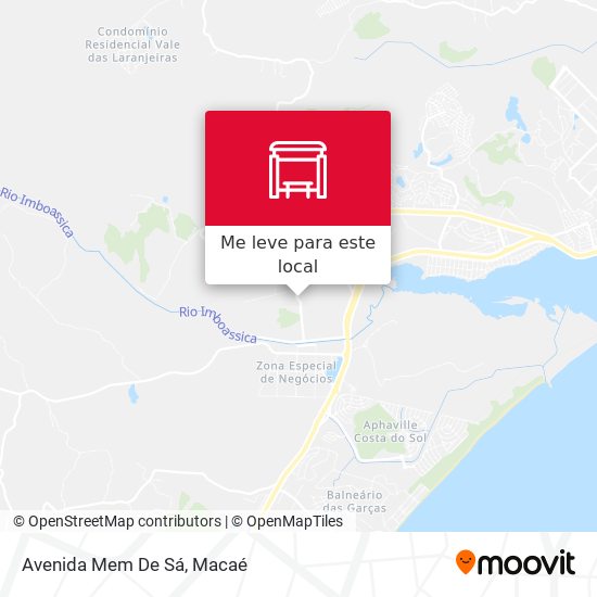 Avenida Mem De Sá mapa
