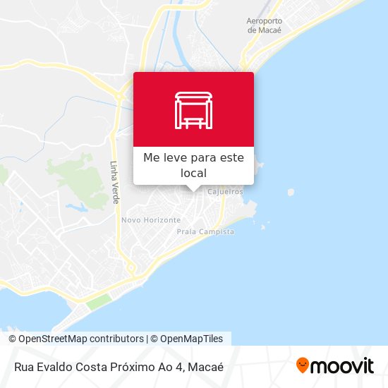 Rua Evaldo Costa Próximo Ao 4 mapa