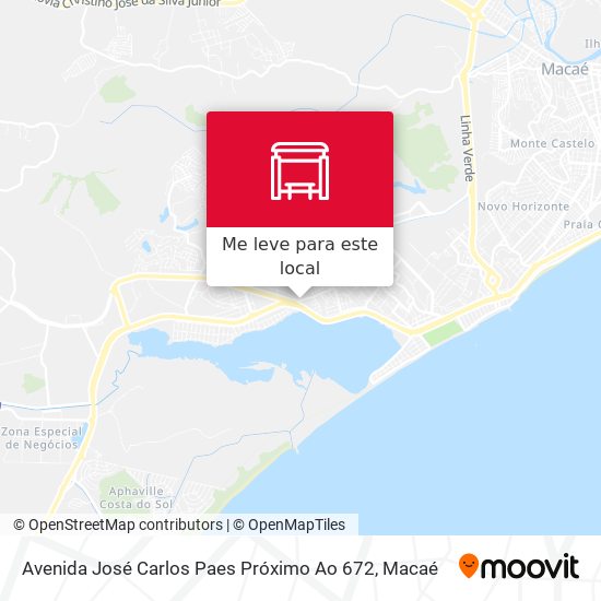 Avenida José Carlos Paes Próximo Ao 672 mapa