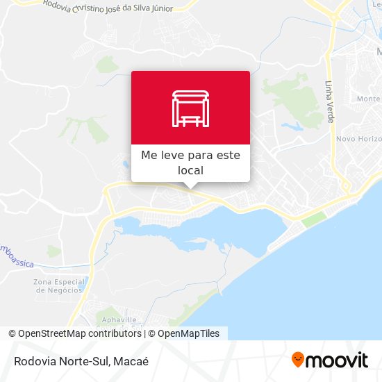 Rodovia Norte-Sul mapa