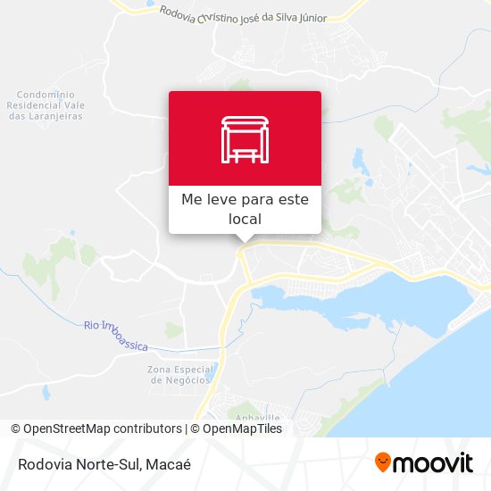 Rodovia Norte-Sul mapa
