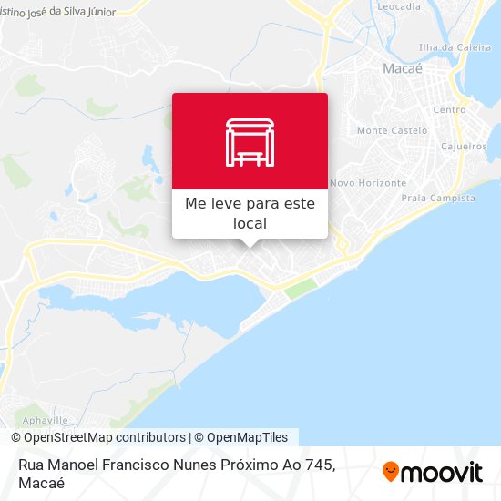 Rua Manoel Francisco Nunes Próximo Ao 745 mapa