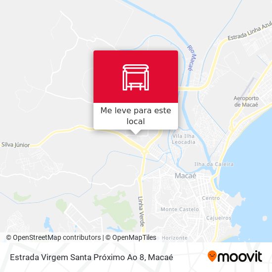 Estrada Virgem Santa Próximo Ao 8 mapa