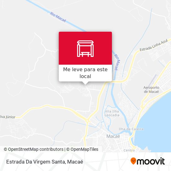 Estrada Da Virgem Santa mapa
