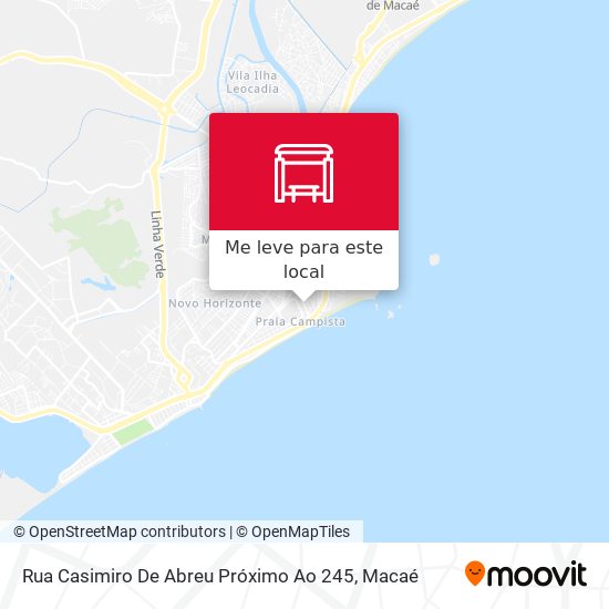 Rua Casimiro De Abreu Próximo Ao 245 mapa