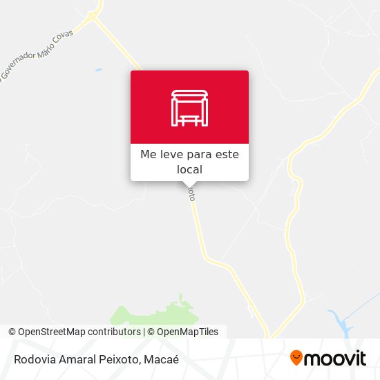 Rodovia Amaral Peixoto mapa
