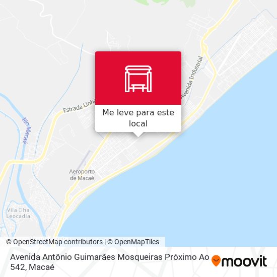 Avenida Antônio Guimarães Mosqueiras Próximo Ao 542 mapa