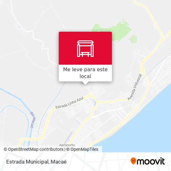 Estrada Municipal mapa