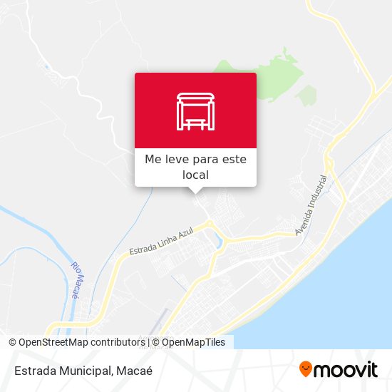 Estrada Municipal mapa
