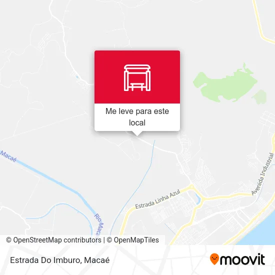Estrada Do Imburo mapa