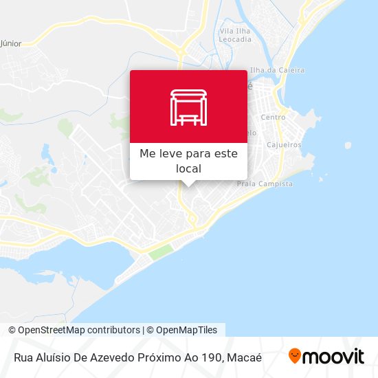 Rua Aluísio De Azevedo Próximo Ao 190 mapa